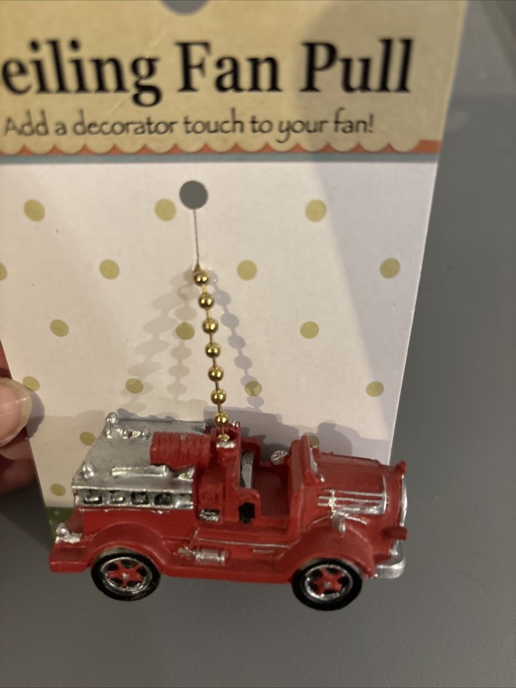 Clementine Design Ceiling Fan Pull Fire Truck Engine 232 Melanie Rupert TN