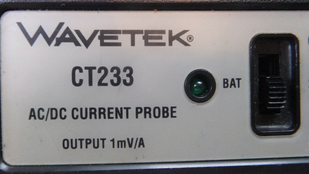 Wavetek CT233 AC/DC Current Clamp