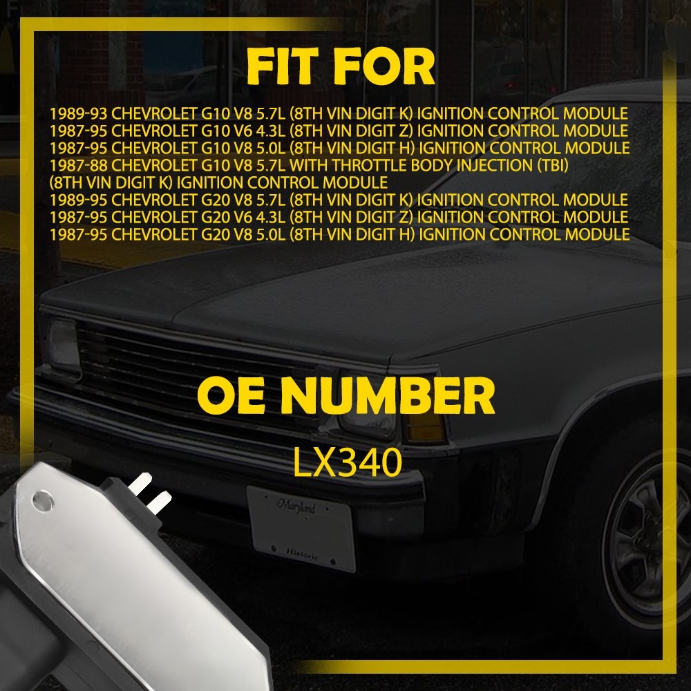 Fits Chevrolet Buick Cadillac Asuna Ignition Control Module High Quality Replace