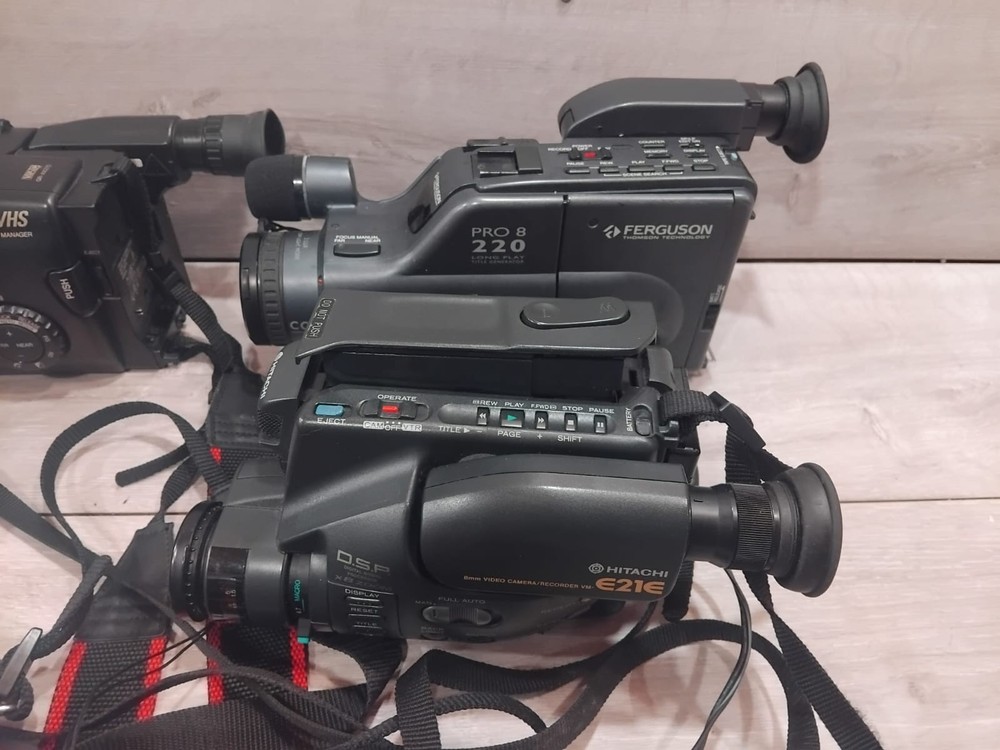 Video Camera Bundle JVC Panasonic Ferguson Hitachi UNTESTED For parts No returns