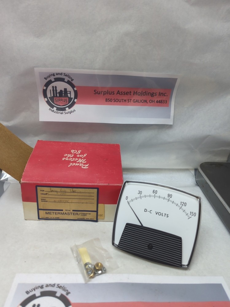 MODUTEC,0-150V DC,METER 0-150V DC NOS