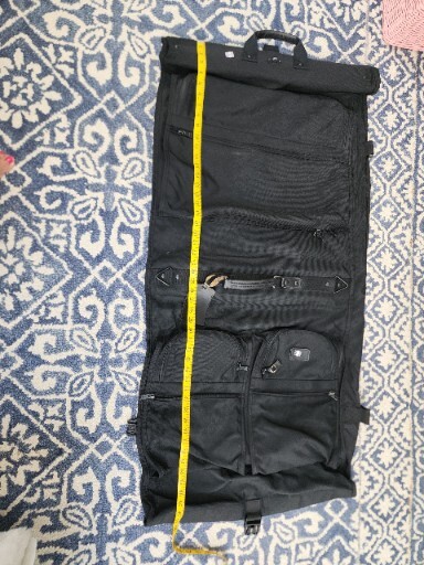 Tumi Alpha Garment Bag Ballistic Nylon Black ,multiples Puckets