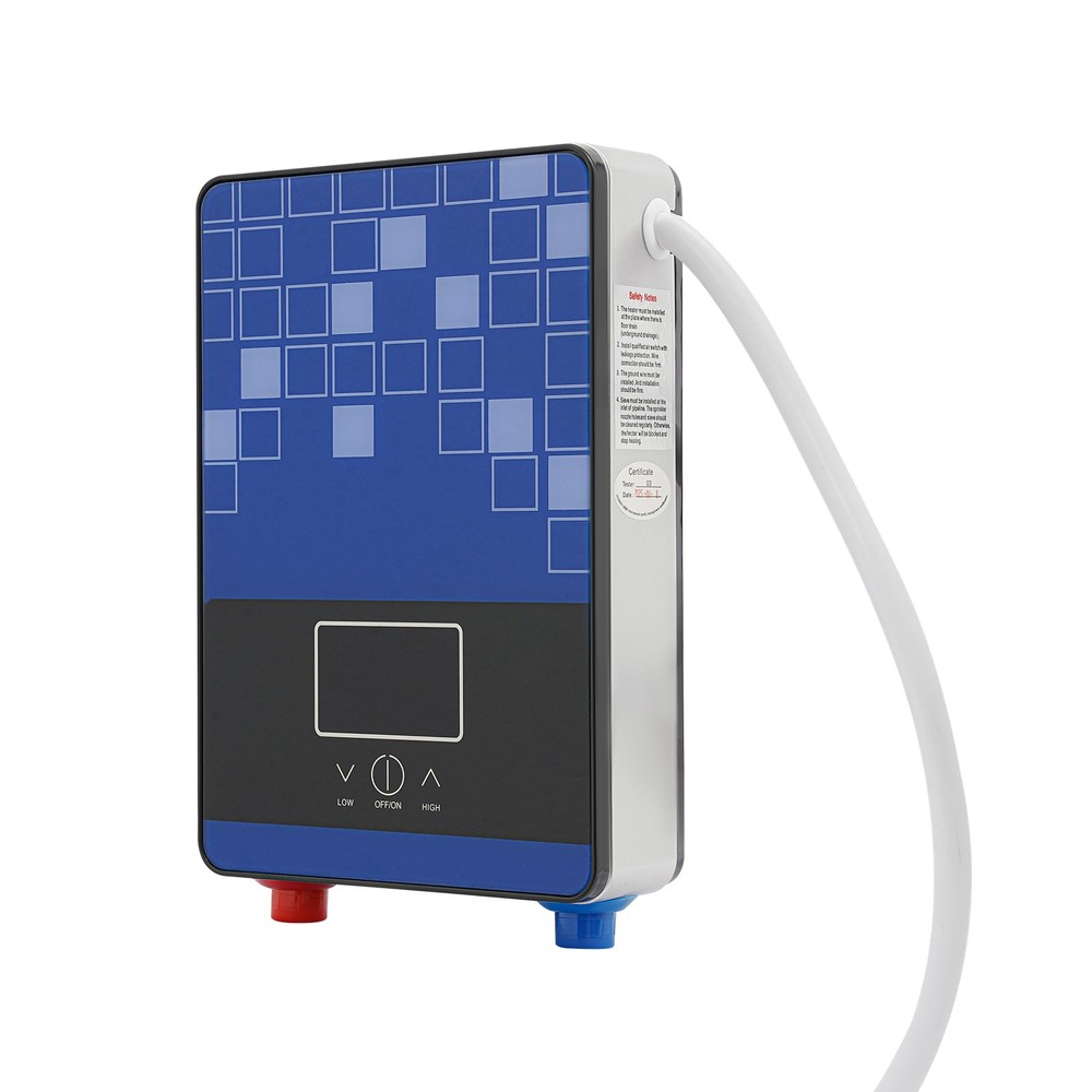 4500W 110V Electric Tankless Hot Water Heater Instant On Demand Bathroom Shower