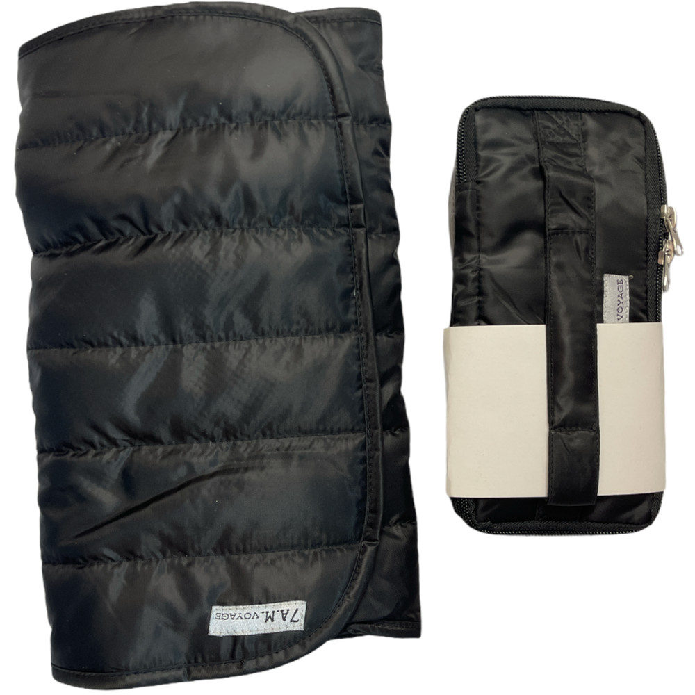 7 A.M Voyage Black Stroller Diaper Bag