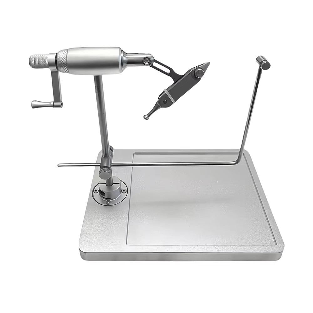 Adjustable Fly Tying Station with Rotating Bobbin Tool for Fly Tying Lure Making