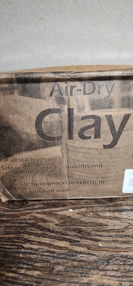 Air-Dry Modeling Clay 10lb White