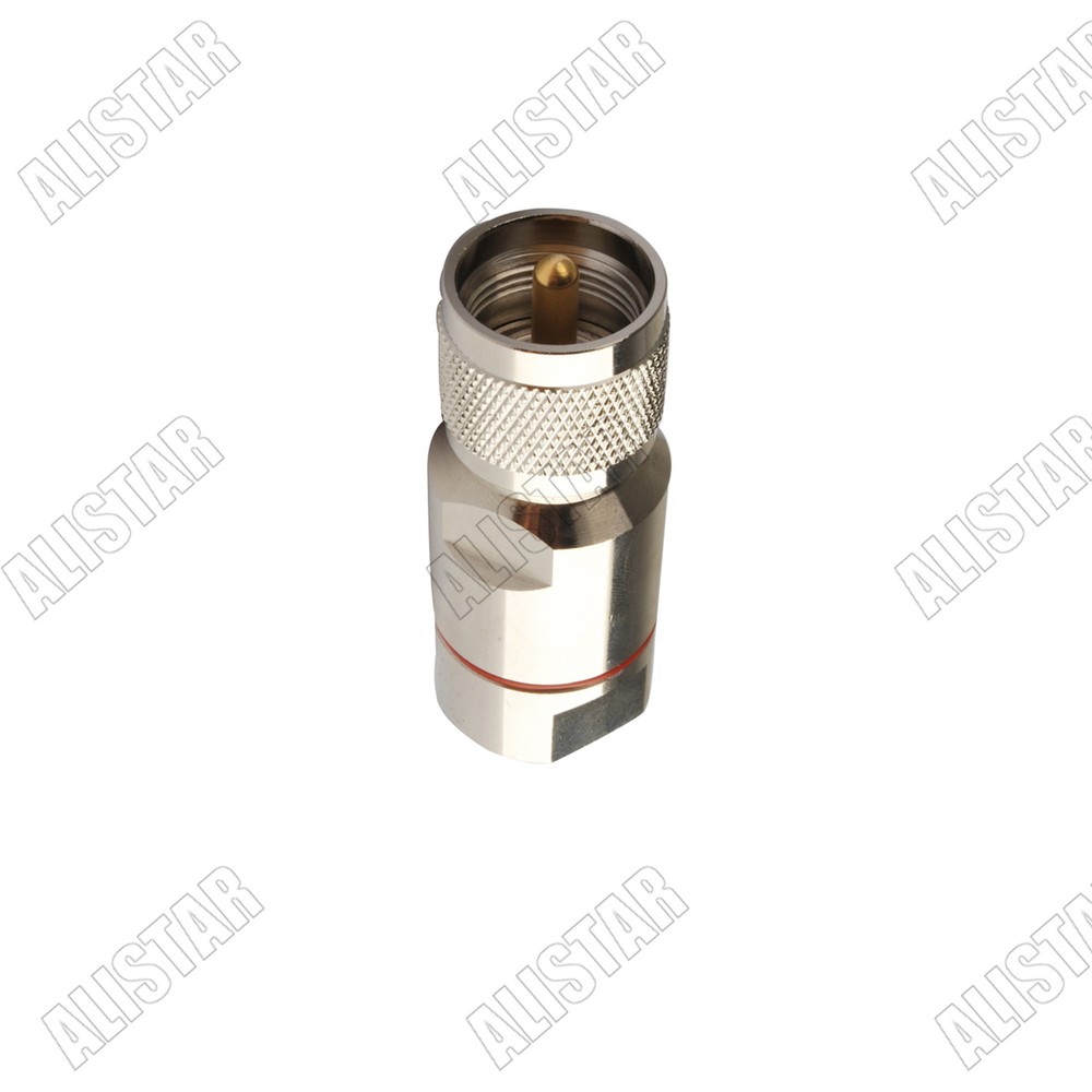 UHF Plug PL-259 Male RF connector for Corrugated copper 1/2" RF Cable