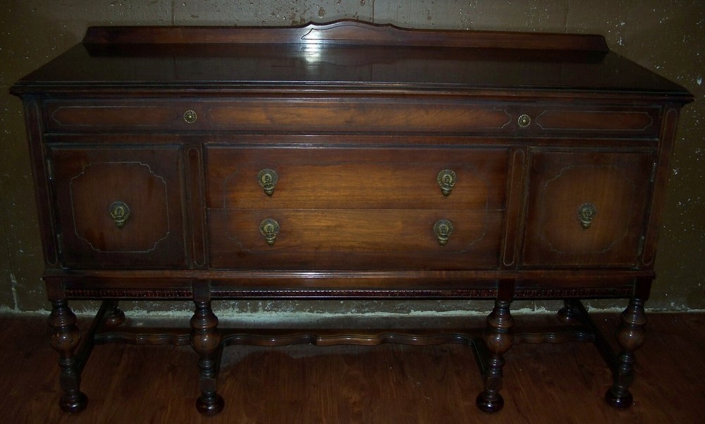 1920's Niemann Table Co. Sideboard Buffet 66" As-Is, Pick-Up Only, Please Read