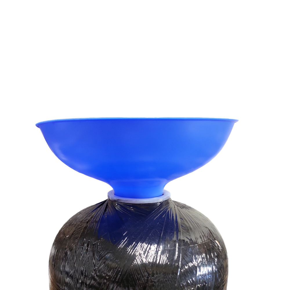 Plastic Funnel 2.5" x 10" for filling Softener Resin/Carbon in 2.5 Mineral Tanks