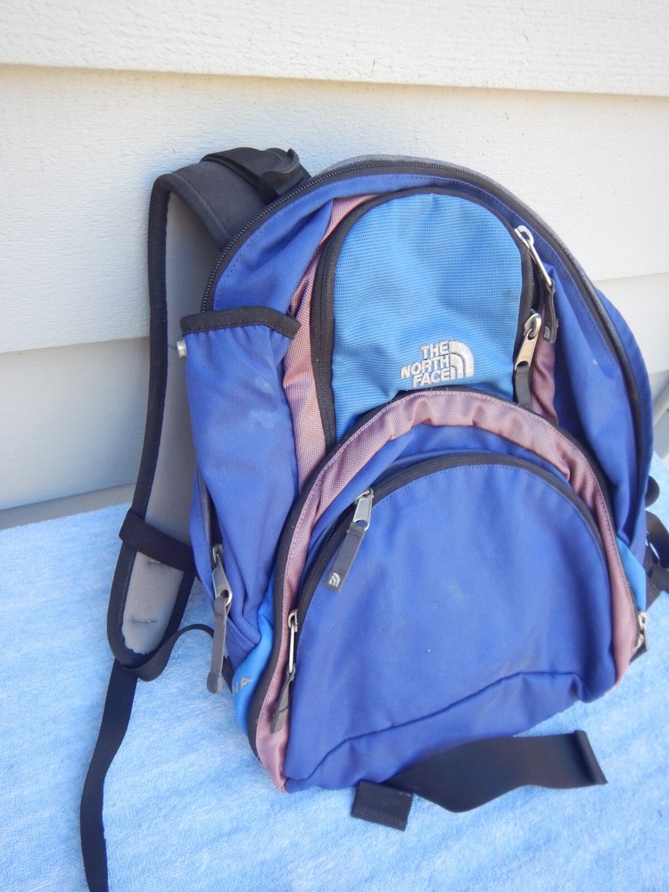 North Face Diva Small Backpack Day Pack Universal Fit Backpacking Climbing Blue