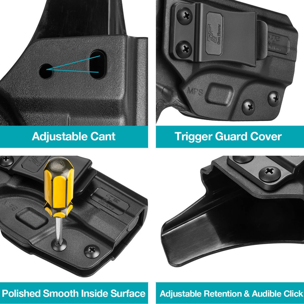 Holster fits Glock 43 / 43X - IWB Polymer
