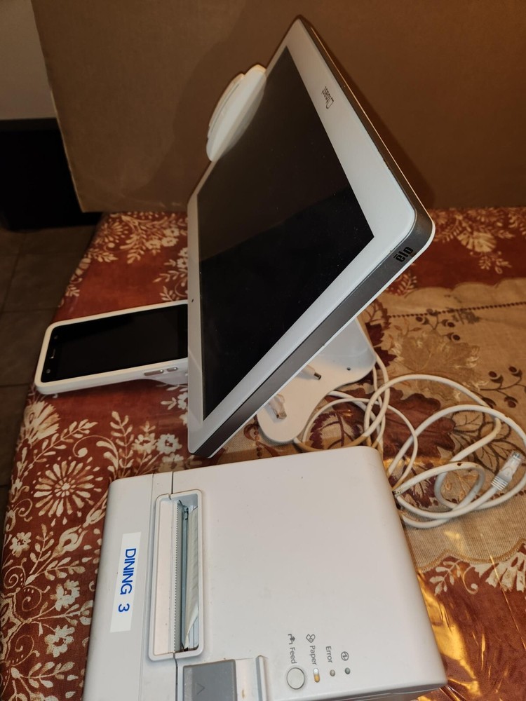 ELO ESY15i1B Touchscreen Toast POS System White