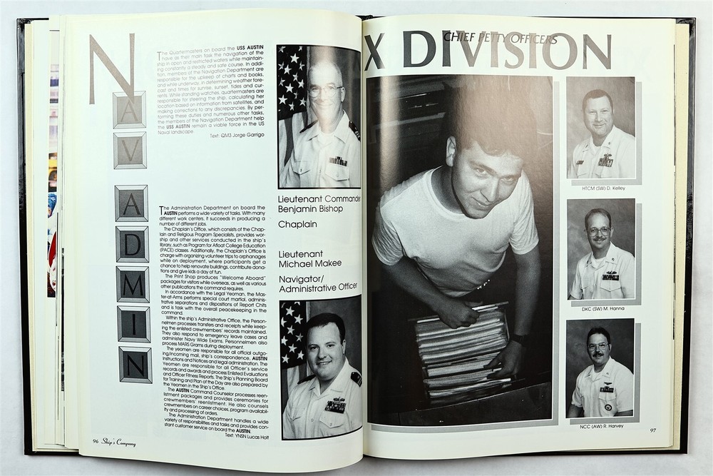 USS Austin (LPD-4) 1996 Mediterranean Deployment Cruise Book