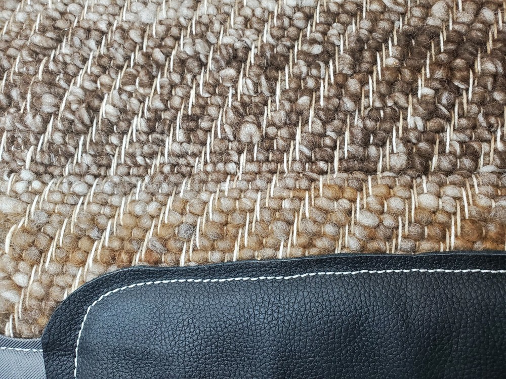 Alpaca Saddle Pad - with Genuine Leather Accents
