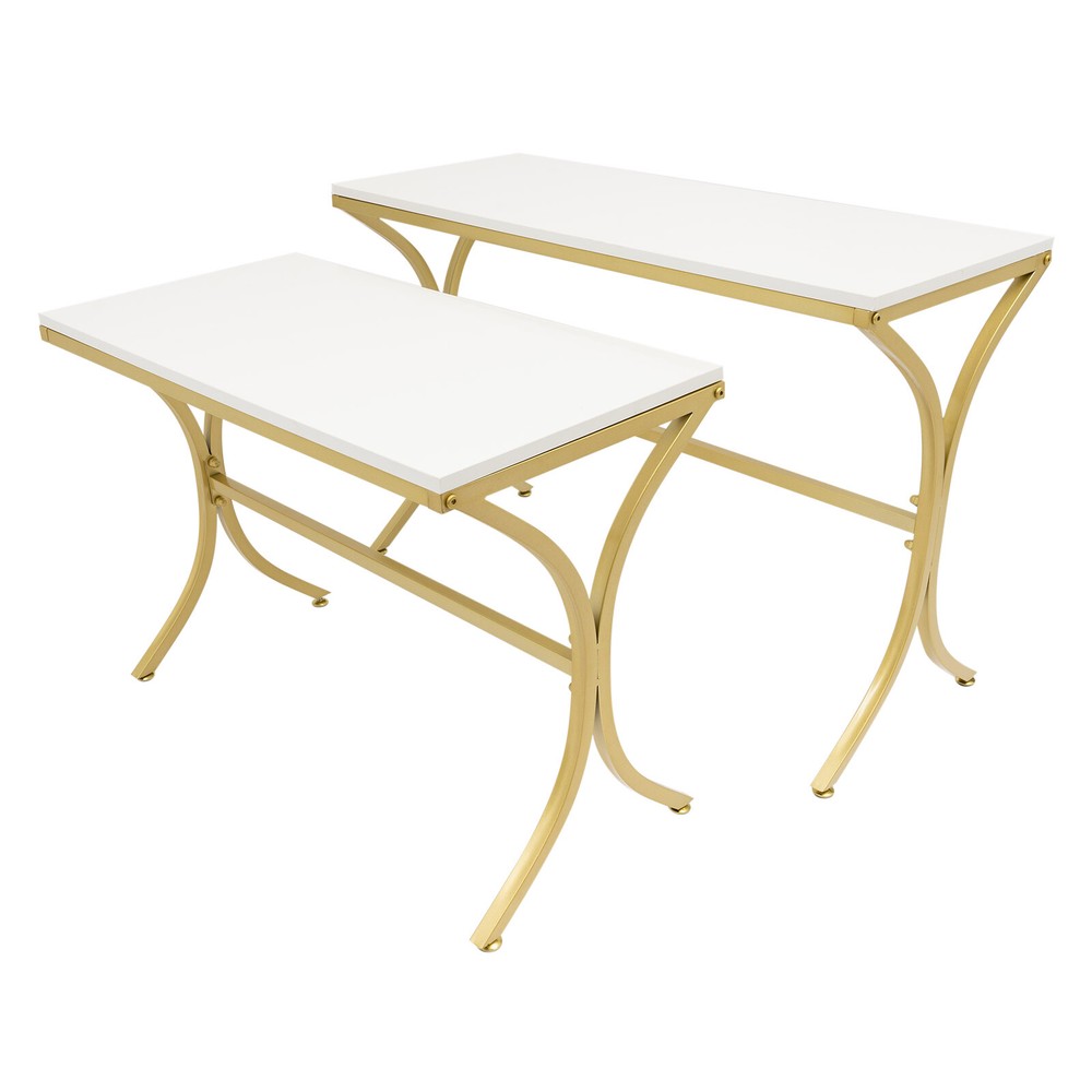 2 Pcs Handbag Display Stands, Display Riser Shelves, Modern Nesting Tables