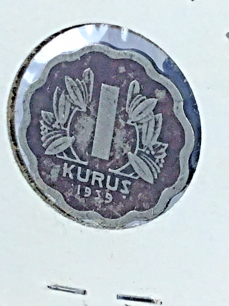 1939 TURKEY 1 KURUS