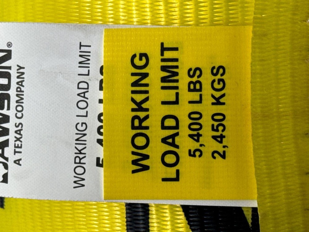 4"X30' Winch Strap with Flat Hook 4 Pack