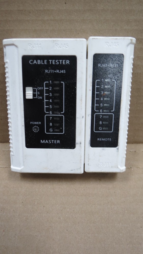 CABLE TESTER RJ11-RJ45 MASTER & REMOTE