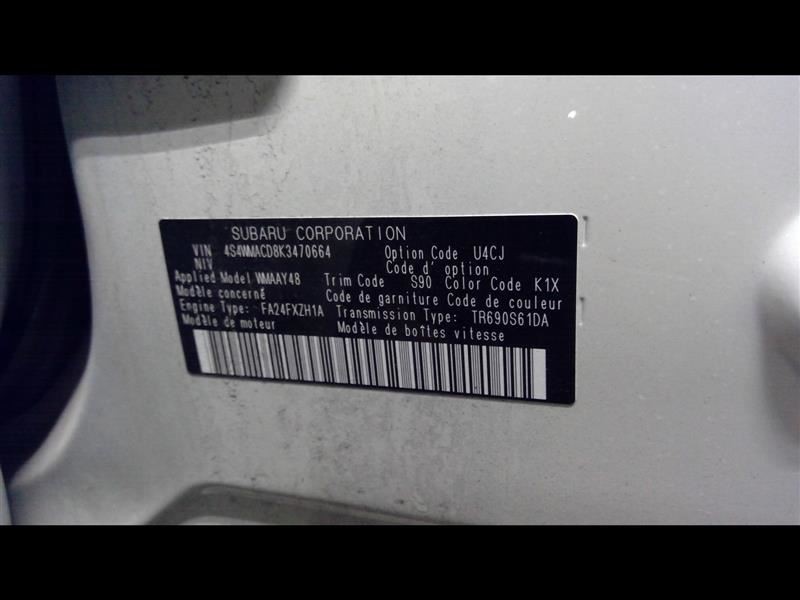 Camera Eye Sight Windshield Mounted Fits 19 ASCENT 87501XC000