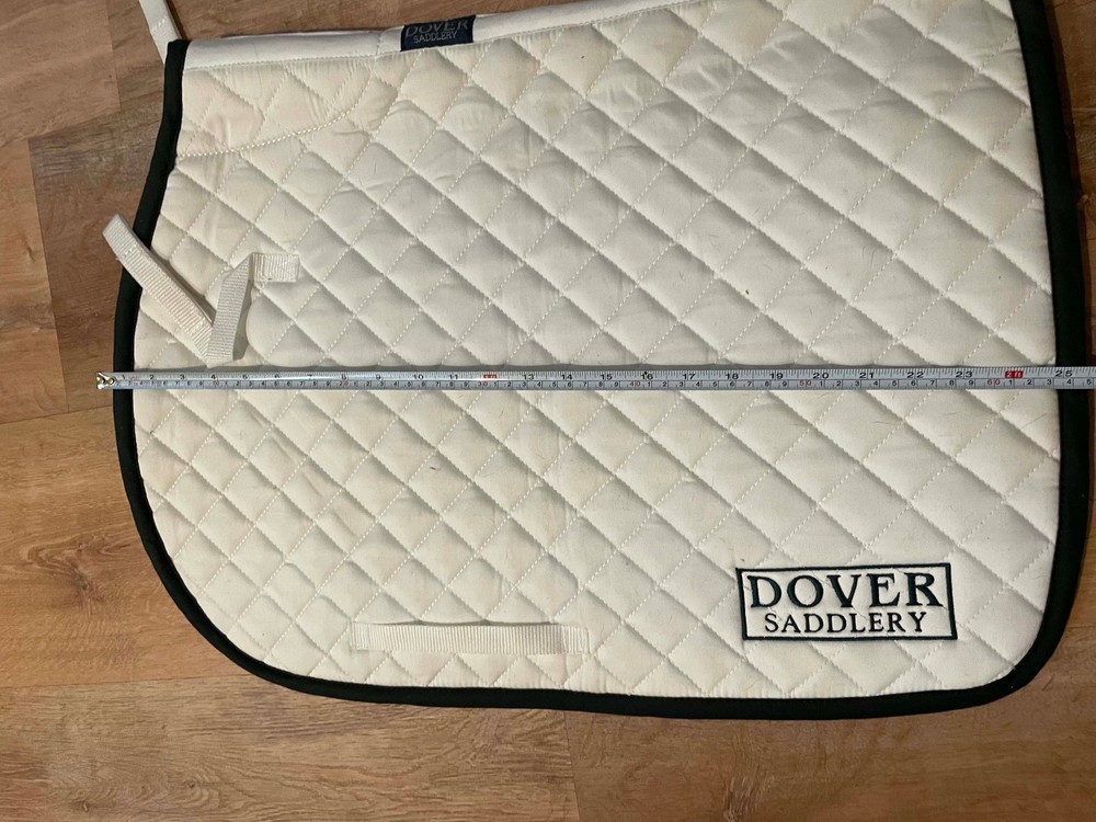 Dover White AP Saddle Pad New No Tags