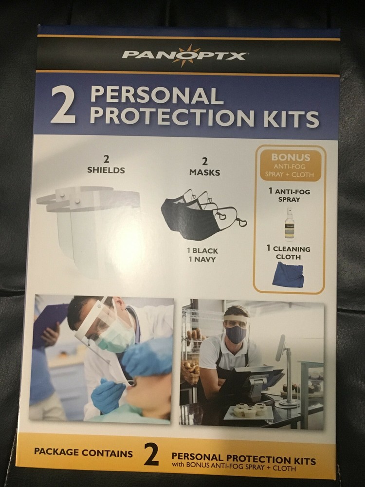 New In Box 2-Pack Personal Protection Kits