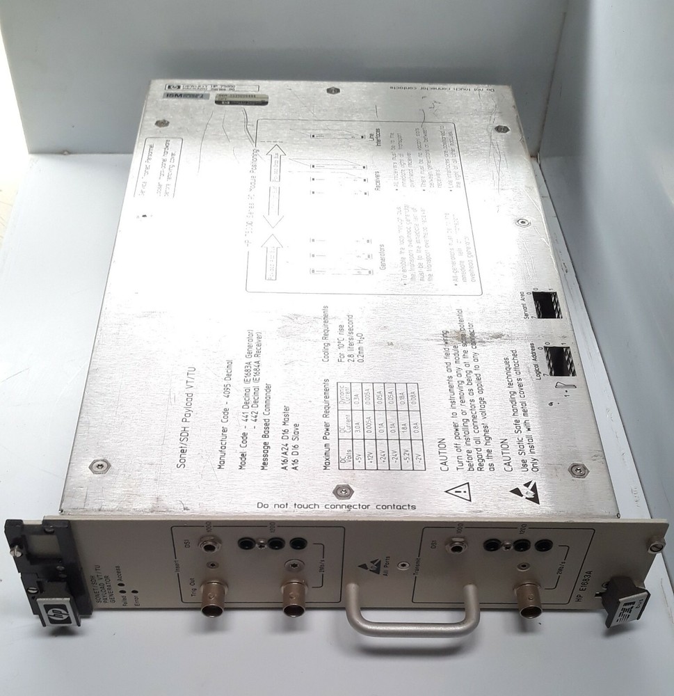 HP E1683A Sonet/SDH Payload VT/TU Receiver VXI Module C- Size