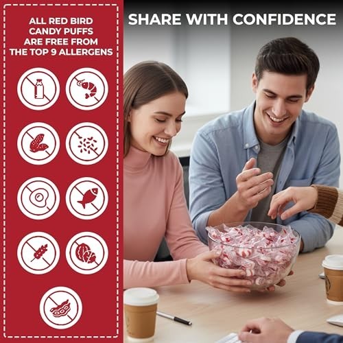 Bulk Soft Peppermint Candy Mints - Individually Wrapped, Clear Wrapper, 20 lb