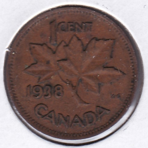 1938 Canada 1 Cent L5