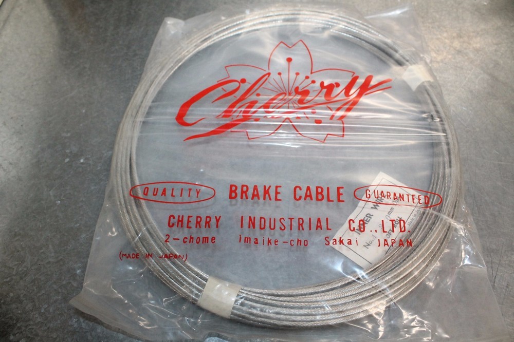NOS Cherry 3mm Motorcycle Universal Inner Wire Brake Cable 50ft Soft Roll