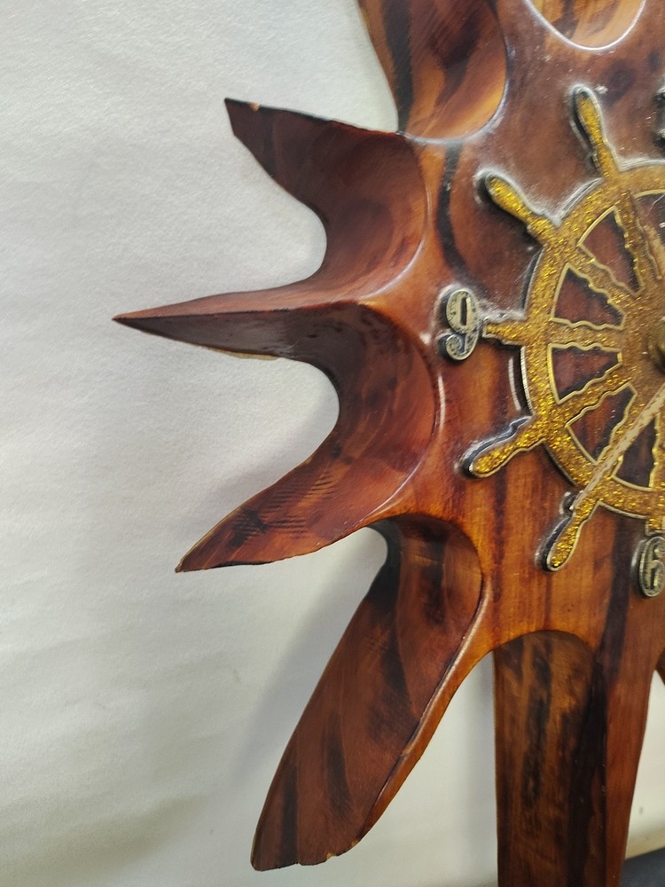 wooden clock faces vintage