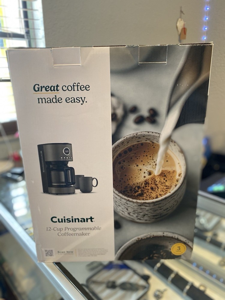 Cuisinart Stainless Steel 12-Cup Coffee Maker, Programmable Brew Machine