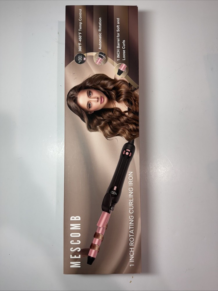 MESCOMB 1 Inch Rotating Curling Iron MS-C210
