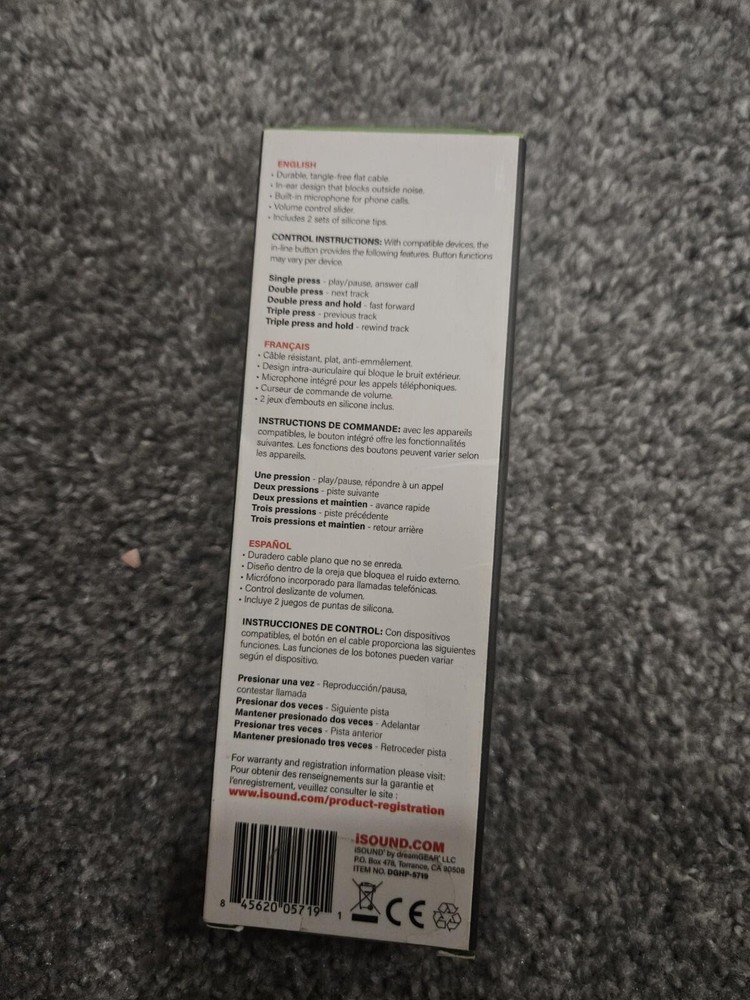 Isound EM-55 Green Earbuds