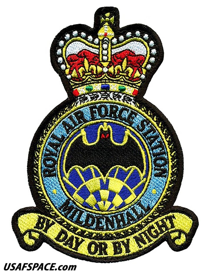USAF 488TH INTELLIGENCE SQ -RAF MILDENHALL- ORIGINAL - 488 IS - 4.5" VEL PATCH