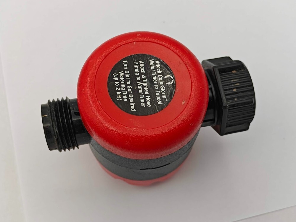 DRAMM COLORSTORM PREMIUM WATER TIMER - Red