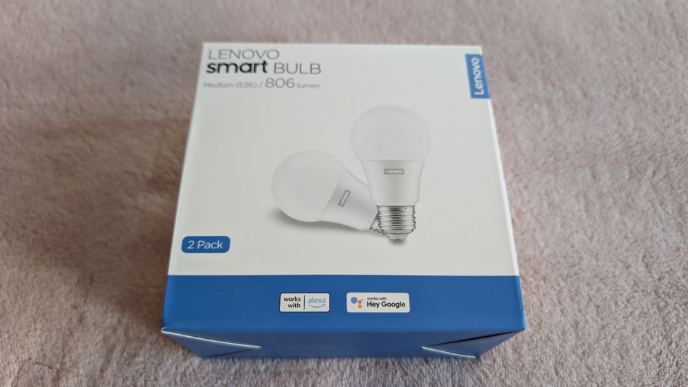 Lenovo Smart Bulb Medium E26 806 Lumen - 2 Pack - NEW! 🇨🇦