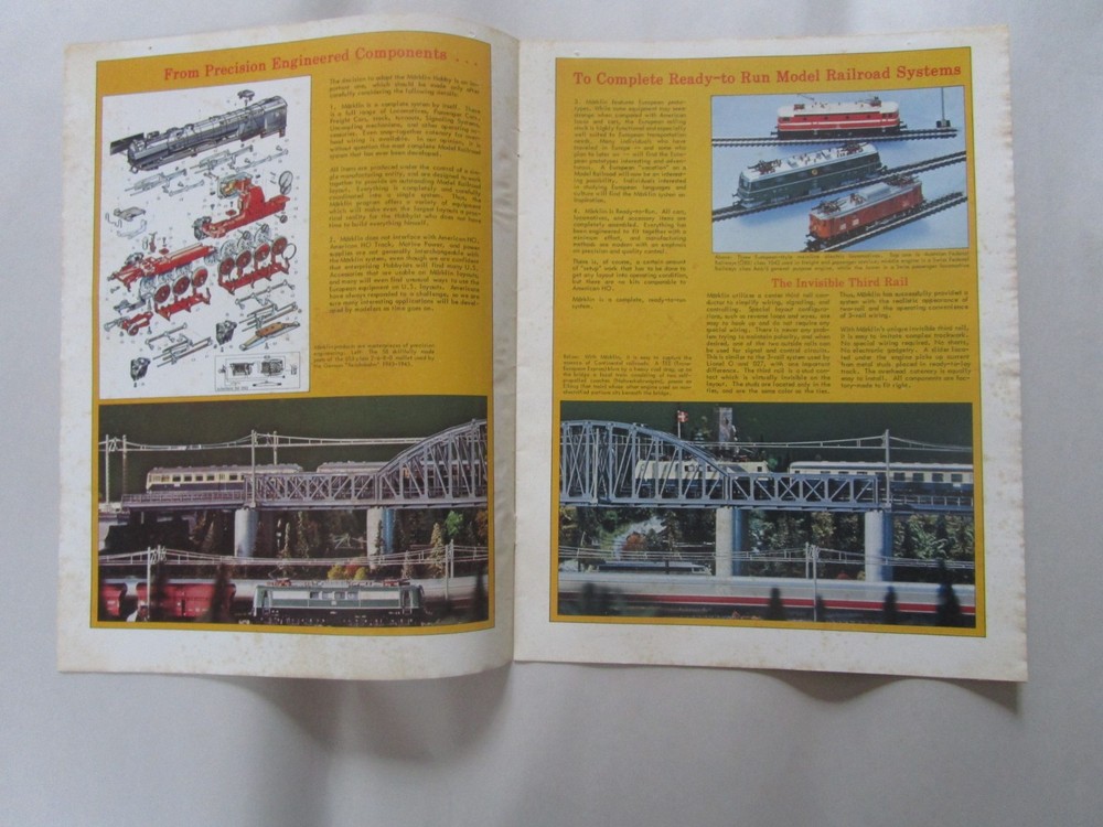 1981 Marklin Train Catalogs, 81 New Items, OH, Z, I