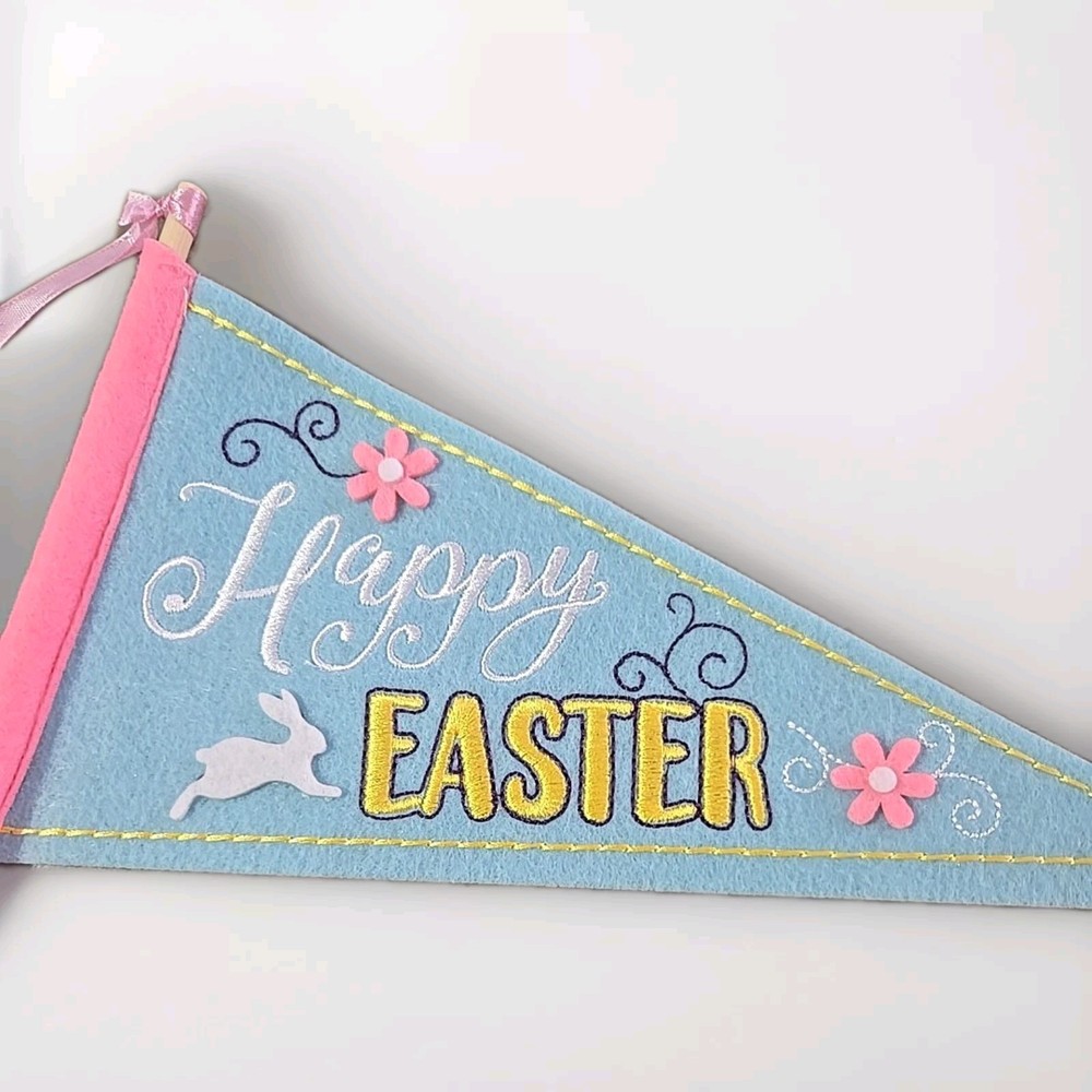 Easter Felt Pennants party Decor Happy Easter