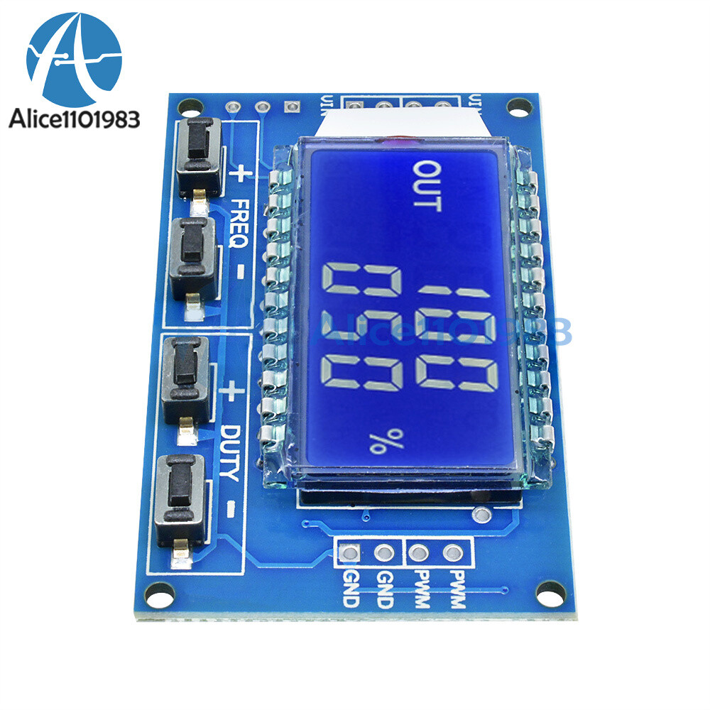 Adjustable PWM Pulse Frequency Duty Cycle Square Wave Signal Generator Module
