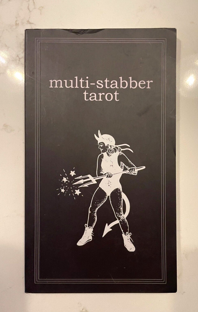 Multi-stabber Tattoo Collaborative Tarot Deck Kickstarter w/Book Sealed 78 Cards