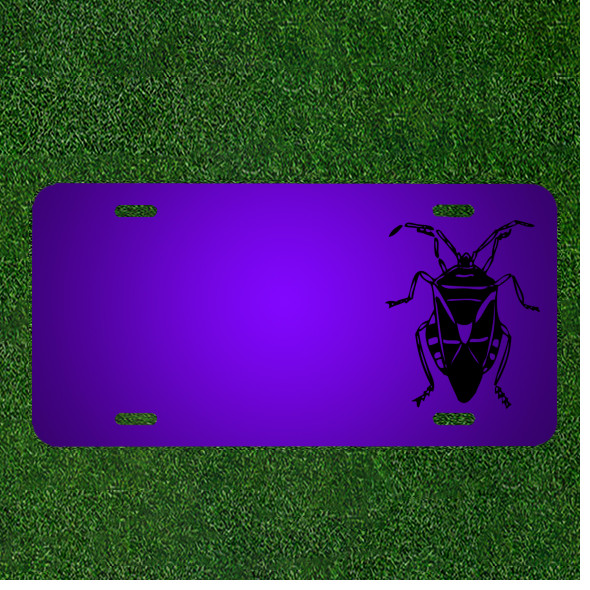 Custom Personalized License Plate With Add Names To Insect Shell Beetle