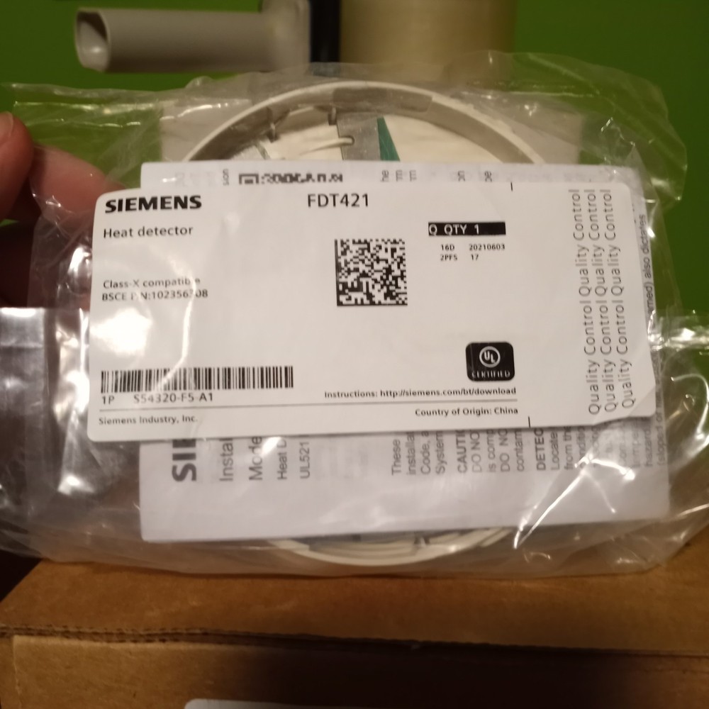 SIEMENS FDT421 | Heat Detector