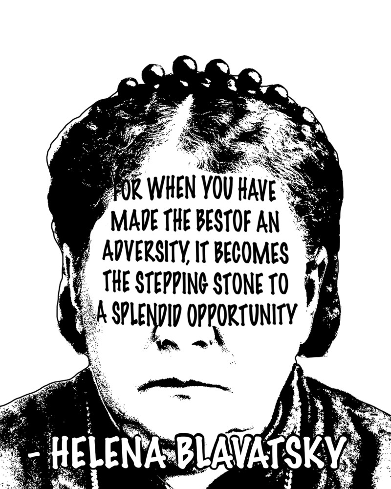 Helena Blavatsky Quoted Stickers