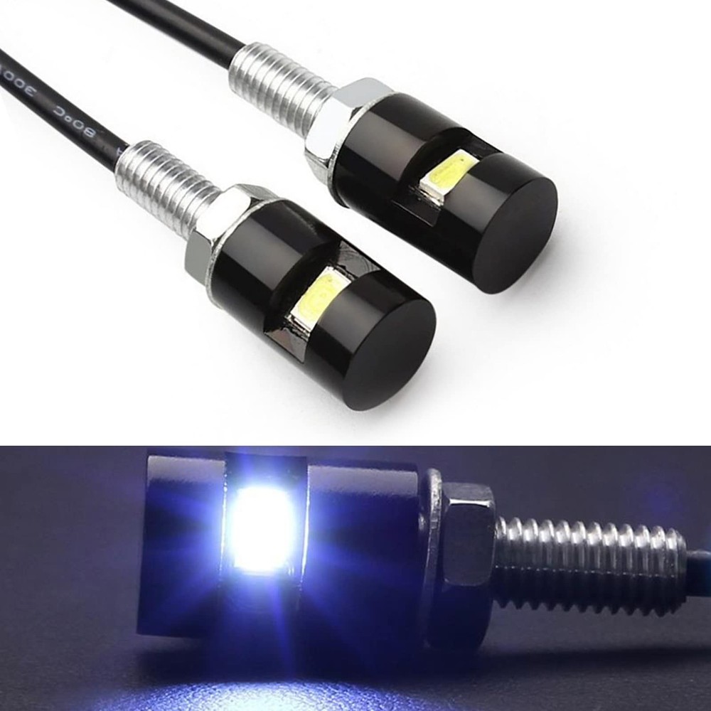 Yonput 2 PCS License Plate Light, 12V Waterproof LED 2 PCS, White