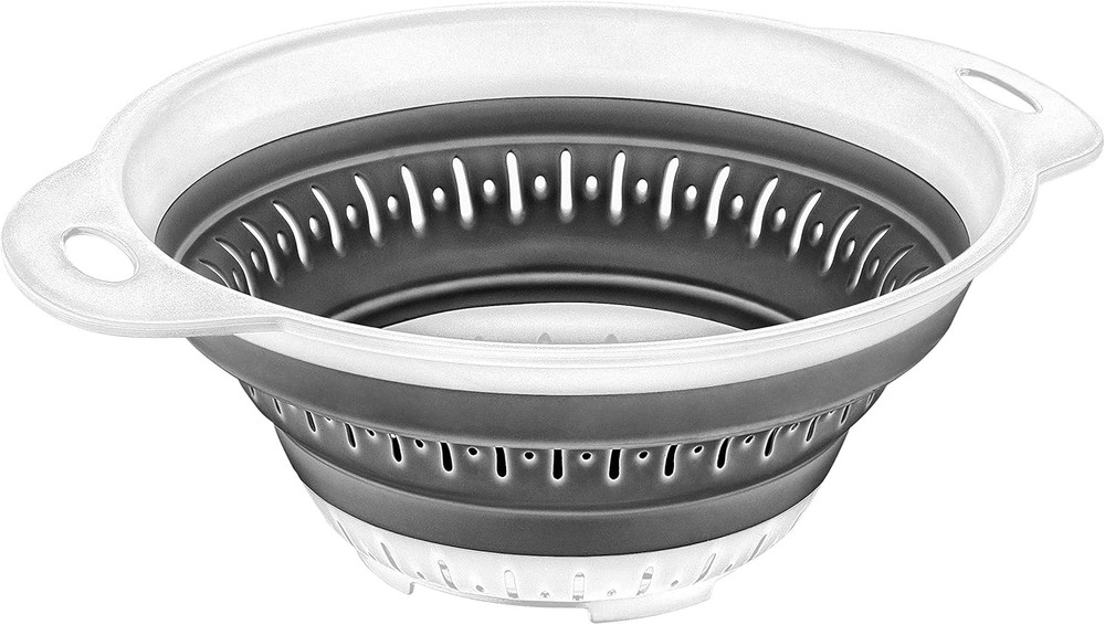 Collapsible Colanders (Strainers) for Fruit Vegetable Food Sizes 8" - 2 Quart (G