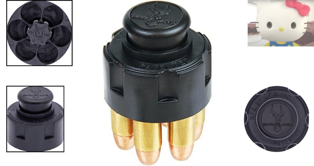 User-Friendly COMP II Speedloader - Secure and Sleek Black Design for Firearms