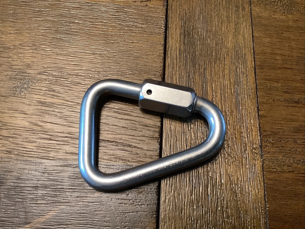 Triangle Quick Link With Roll Pin Hole Drilled