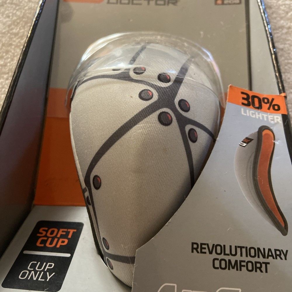 Shock Doctor Air Core Soft Cup • Gray/ Plates• Medium • New In Box