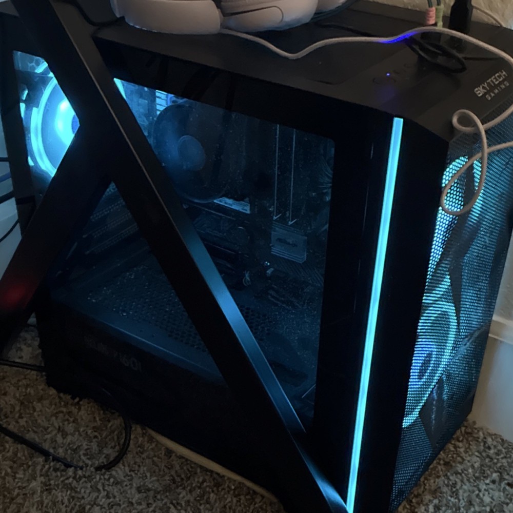 Skytech Gaming Desktop Tower PC Black RGB Lighting Computer for Gaming