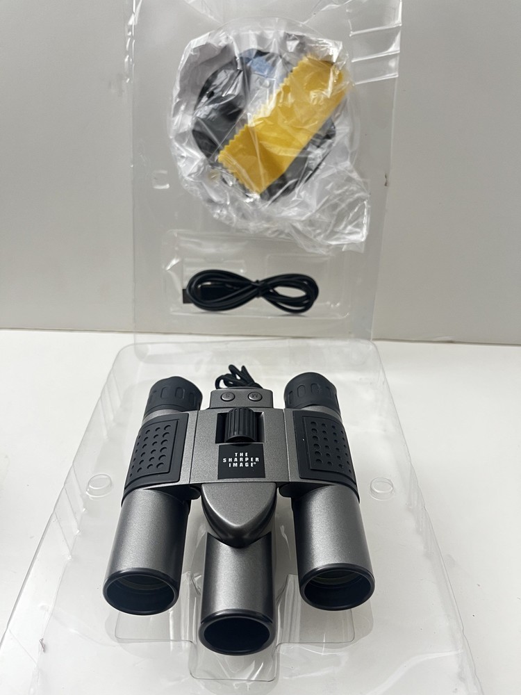 Untested Sharper Image 10X25 Camera Binoculars